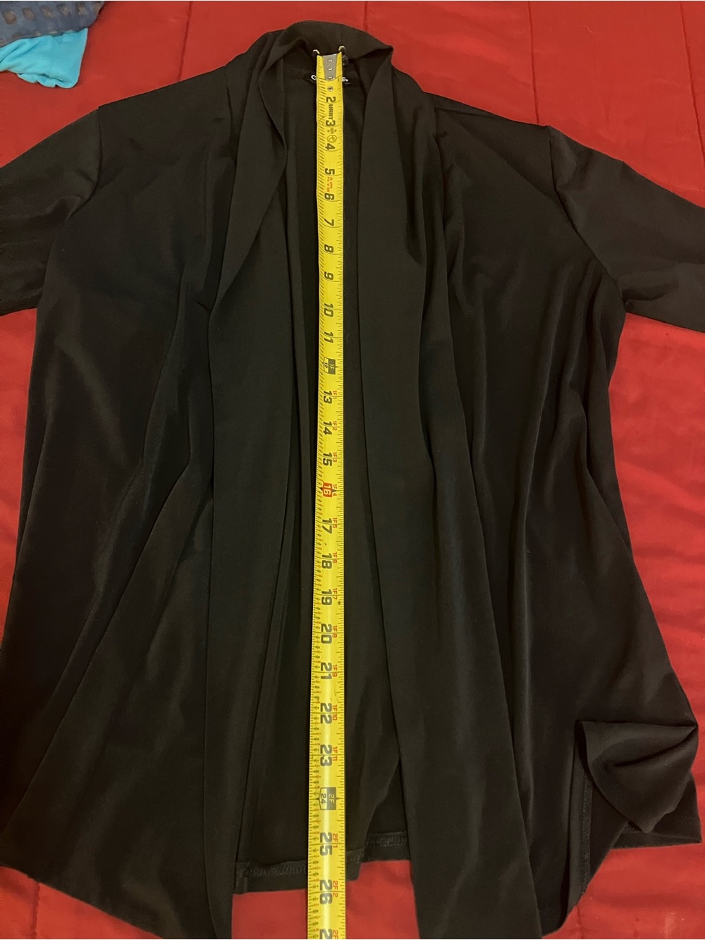 George Large Black Open Cardigan - Picture 5 of 6